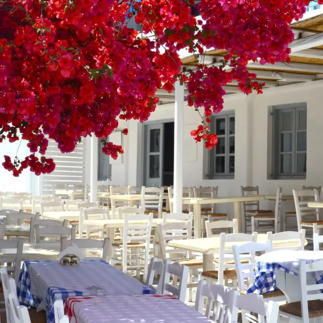 Traditionale griechische Taverne